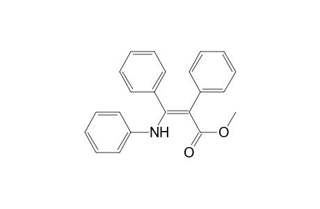 (Z)-3-anilino-2,3-diphenyl-2-propenoic acid methyl ester