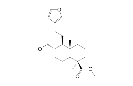 (8R)-15,16-EPOXY-17-HYDROXY-8-METHYL-13(16),14-LABDADIEN-18-OATE