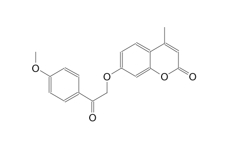 7-[2-(4-methoxyphenyl)-2-oxidanylidene-ethoxy]-4-methyl-chromen-2-one
