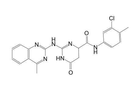 4-pyrimidinecarboxamide, N-(3-chloro-4-methylphenyl)-1,4,5,6-tetrahydro-2-[(4-methyl-2-quinazolinyl)amino]-6-oxo-