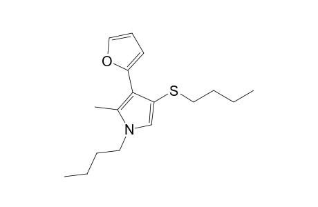 1-Butyl-4-butylthio-3-fur-2-yl-2-methyl pyrrole