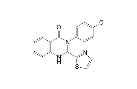 3-(4-Chloro-phenyl)-2-thiazol-2-yl-2,3-dihydro-1H-quinazolin-4-one