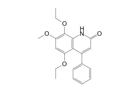 5,8-Diethoxy-7-methoxy-4-phenyl-2(1H)-quinolinone