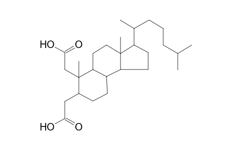 2,3-Secocholestan-2,3-dioic acid