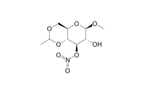 METHYL 4,6-O-ETHYLIDENE-beta-D-GLUCOPYRANOSIDE, 3-NITRATE