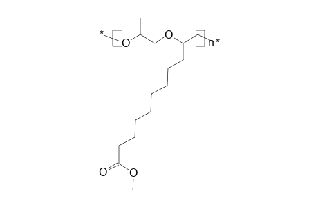 Poly[oxypropylene-co-2-(methoxycarbonyloctamethylene)-oxyethylene]
