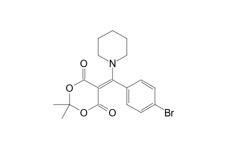 5-[(4-bromophenyl)-(1-piperidinyl)methylidene]-2,2-dimethyl-1,3-dioxane-4,6-dione