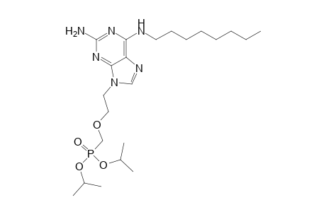 Diisopropyl{2-[2-amino-6-(n-octylamino)-9H-purine-9-yl]ethoxy}methylphosphonate