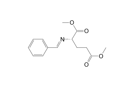 DL-Glutamic acid, N-(phenylmethylene)-, dimethyl ester