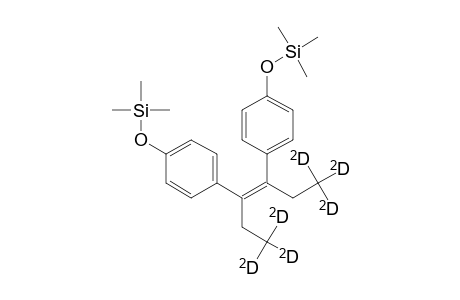 3,4-Di(p-trimethylsiloxyphenyl)-1,1,1,6,6,6-hexadeutero-3-hexene