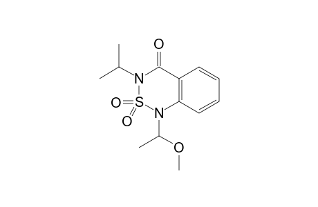 1H-2,1,3-Benzothiadiazin-4(3H)-one, 1-(1-methoxyethyl)-3-(1-methylethyl)-, 2,2-dioxide