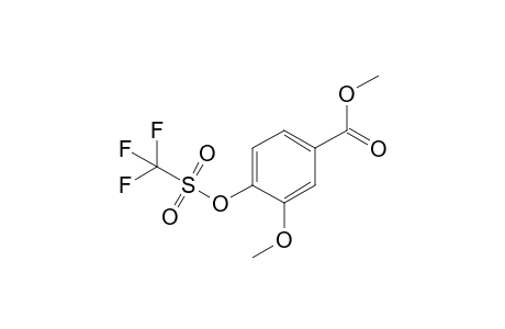 3-Methoxy-4-(trifluoromethylsulfonyloxy)benzoic acid methyl ester