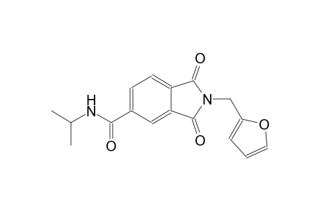 1H-isoindole-5-carboxamide, 2-(2-furanylmethyl)-2,3-dihydro-N-(1-methylethyl)-1,3-dioxo-