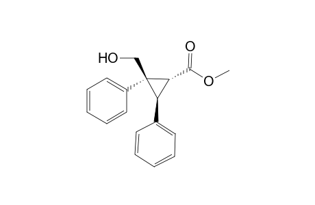 (1R,2R,3S)-2-(hydroxymethyl)-2,3-diphenyl-1-cyclopropanecarboxylic acid methyl ester