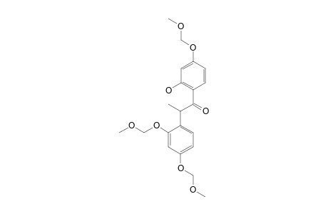 (+/-)-2-[2,4-BIS-(METHOXYMETHOXY)-PHENYL]-1-[2-HYDROXY-4-(METHOXYMETHOXY)-PHENYL]-PROPAN-1-ONE
