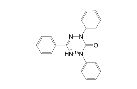 1,3,5-Triphenyl-6-oxo[1-15N]verdazyl