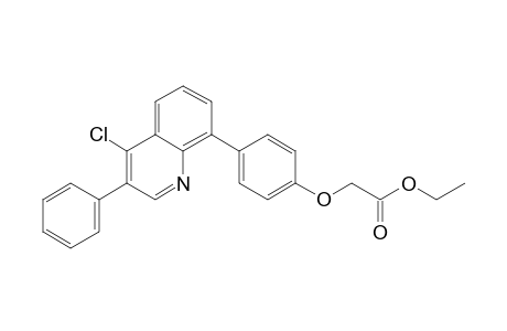 [4-(4-Chloro-3-phenylquinolin-8-yl)phenoxy]acetic acid ethyl ester
