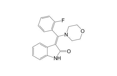 3-[1-(2-Fluorophenyl)-1-(morpholin-4-yl)meth-(Z)-ylidene]indolin-2-one