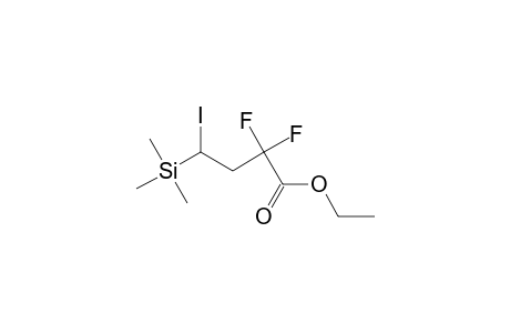 2,2-Difluoro-4-iodo-4-trimethylsilyl-butyric acid ethyl ester