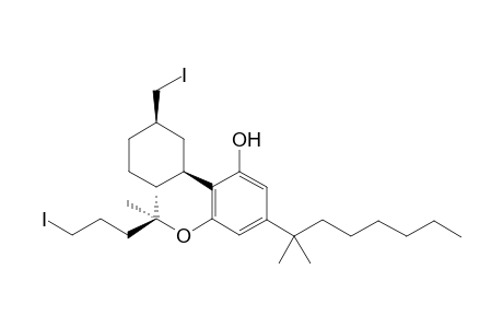 12.beta.-(2-Iodoethyl)-9-nor-9-.beta.-(iodomethyl)hexahydrocannabinol