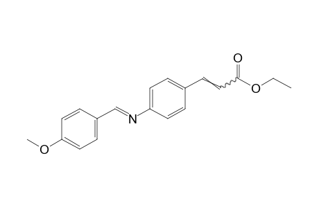 p-[(p-methoxybenzylidene)amino]cinnamic acid, ethyl ester