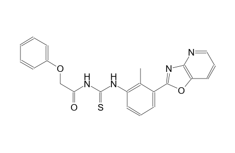 N-(2-methyl-3-[1,3]oxazolo[4,5-b]pyridin-2-ylphenyl)-N'-(phenoxyacetyl)thiourea