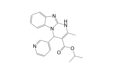 pyrimido[1,2-a]benzimidazole-3-carboxylic acid, 1,4-dihydro-2-methyl-4-(3-pyridinyl)-, 1-methylethyl ester