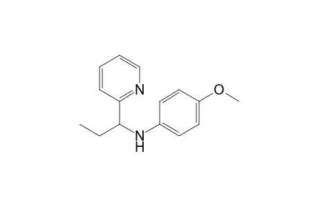 N-(4-Methoxyphenyl)-N-[1-(2-pyridyl)propyl]amine