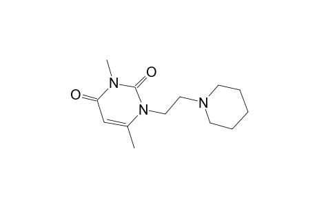 1H-Pyrimidine-2,4-dione, 3,6-dimethyl-1-(2-piperidin-1-yl-ethyl)-