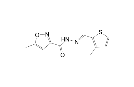 5-methyl-N'-[(E)-(3-methyl-2-thienyl)methylidene]-3-isoxazolecarbohydrazide