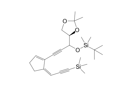2(S)-1-(t-Butyldimethylsilyloxy)-1-[(4R)-2,2-dimethyl-1,3-dioxolan-4-yl]-3-[(Z)-5-(3-trimethylsilyl-2-propynylidene)-1-cyclopenten-1-yl]propane