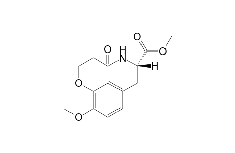 (3S)-10-methoxy-5-oxo-8-oxa-4-azabicyclo[7.3.1]trideca-1(13),9,11-triene-3-carboxylic acid methyl ester