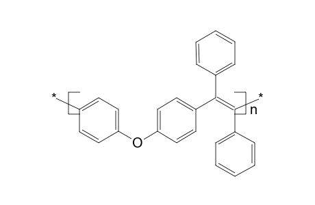 Poly(1,4-phenyleneoxy-1,4-phenylene-1,2-diphenylethenylene)