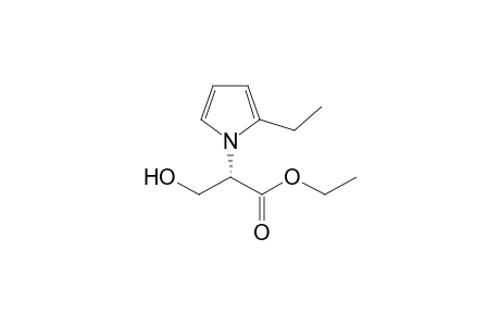 (S)-Ethyl 2-(2-ethyl-1H-pyrrol-1-yl)-3-hydroxypropanoate