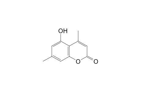 4,7-dimethyl-5-hydroxycoumarin