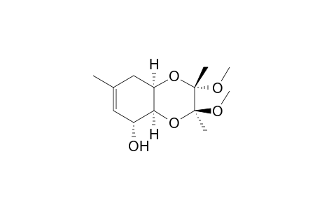(2S,3S,4aS,5R,8aR)-2,3-Dimethoxy-2,3,7-trimethyl-2,3,4a,5,8,8a-hexahydro-1,4-benzodioxin-5-ol