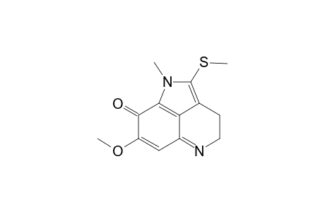 7-Methoxy-1-methyl-2-methylsulfanyl-3,4-dihydro-1H-pyrrolo[4,3,2-de]quinolin-8-one