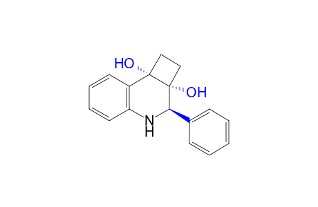 (2aR*,3R*,8bS*)-1,2,2a,3,4,8b-hexahydro-3-phenylcyclobuta[c]quinoline-2a,8b-diol