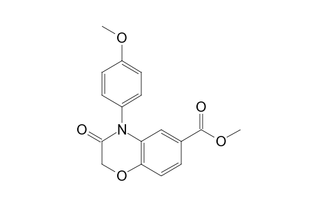 Methyl 4-(4-Methoxyphenyl)-3-oxo-3,4-dihydro-2H-1,4-benzoxazine-6-carboxylate