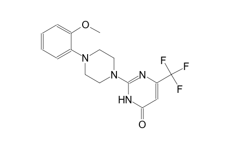 4(3H)-pyrimidinone, 2-[4-(2-methoxyphenyl)-1-piperazinyl]-6-(trifluoromethyl)-