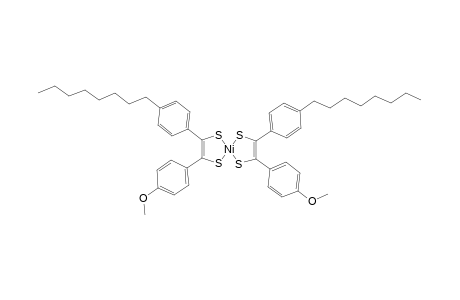 Bis(4-octylphenyl)-bis(4-methoxyphenyl)tetrathio-nickel complex