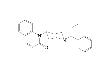 N-Phenyl-N-[1-(1-phenylpropyl)piperidin-4-yl]prop-2-enamide