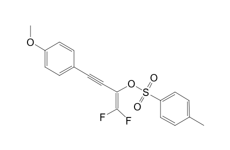1,1-Difluoro-4-(4-methoxyphenyl)but-1-en-3-yn-2-yl ptoluenesulfonate