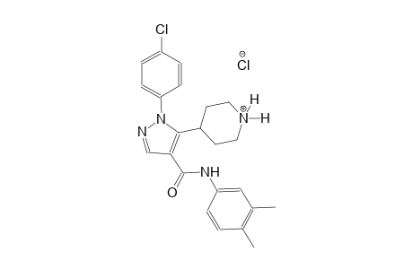 piperidinium, 4-[1-(4-chlorophenyl)-4-[[(3,4-dimethylphenyl)amino]carbonyl]-1H-pyrazol-5-yl]-, chloride