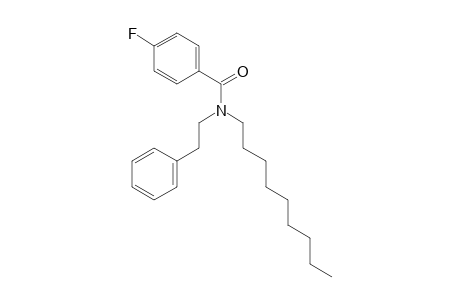 Benzamide, 4-fluoro-N-(2-phenylethyl)-N-nonyl-