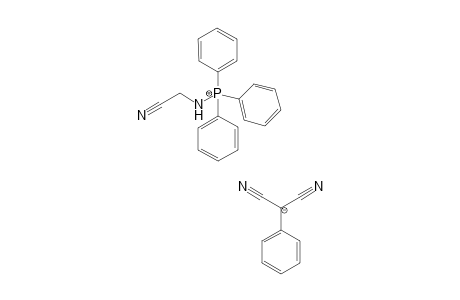 (Triphenylphosphonylaminoacetanitrile)phenylmalononitrile salt