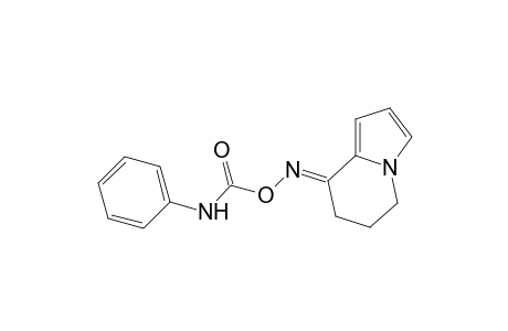 8(5H)-Indolizinone, 6,7-dihydro-, O-[(phenylamino)carbonyl]oxime