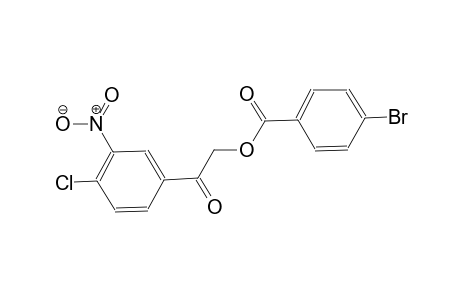 benzoic acid, 4-bromo-, 2-(4-chloro-3-nitrophenyl)-2-oxoethyl ester