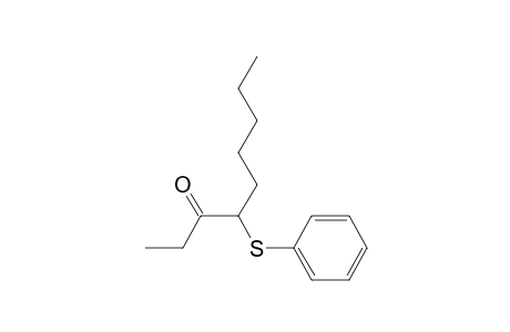 3-Nonanone, 4-(phenylthio)-