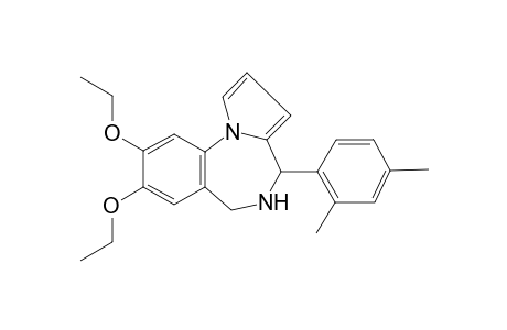 4-(2,4-Dimethylphenyl)-8,9-diethoxy-5,6-dihydro-4H-pyrrolo[1,2-a][1,4]benzodiazepine